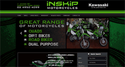 Desktop Screenshot of inskipmotorcycles.com.au